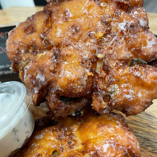 Jalapeño and Cheddar Fritter