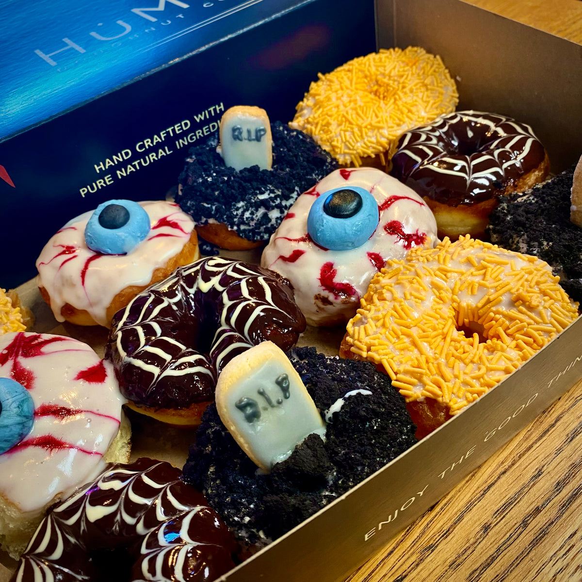 Pre-order ONLY - Mini Doughnut Halloween Sampler 12 Pack