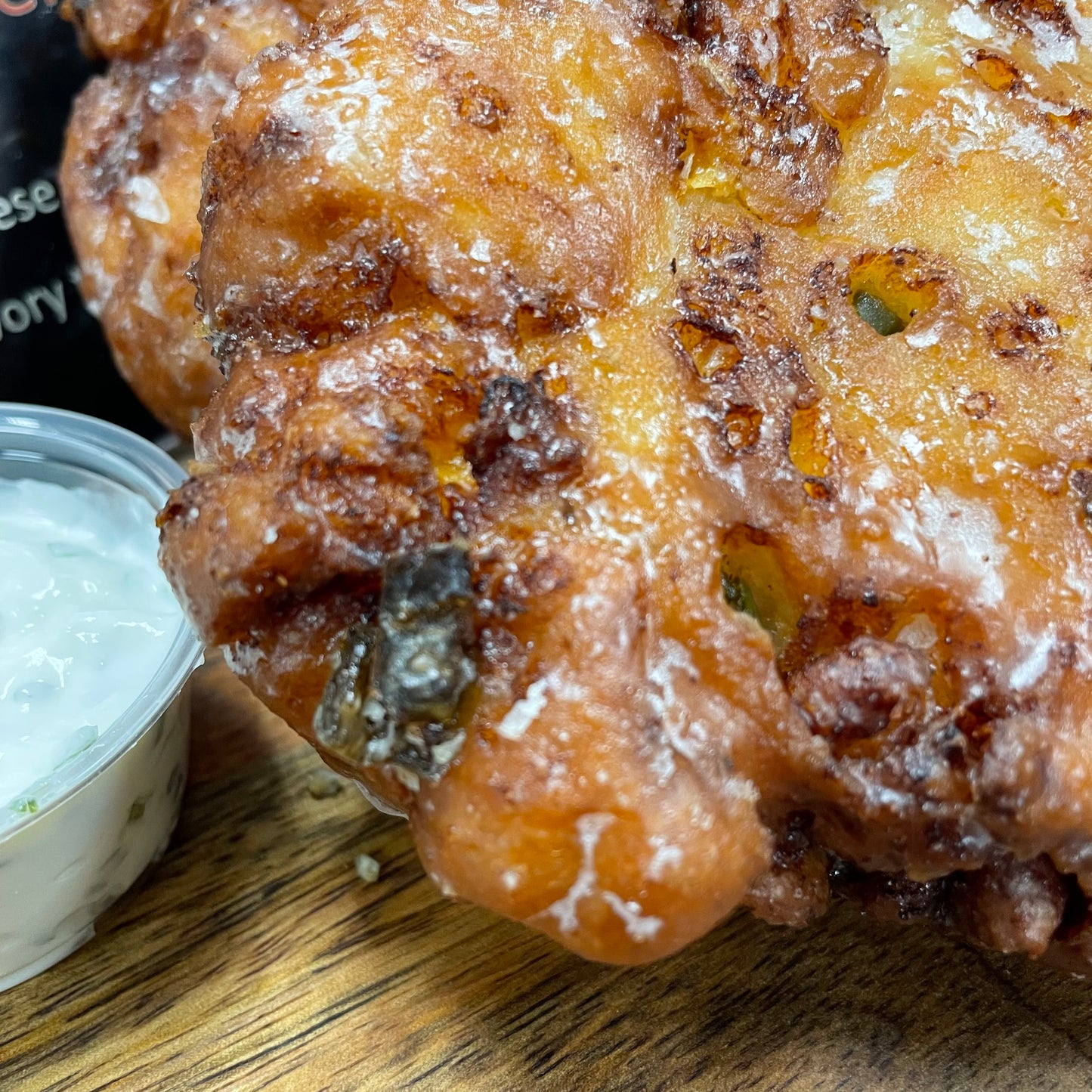 Jalapeño and Cheddar Fritter