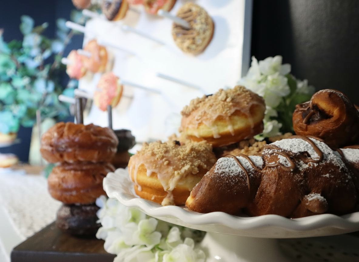 Catering Doughnut Display by Humble Doughnut Company