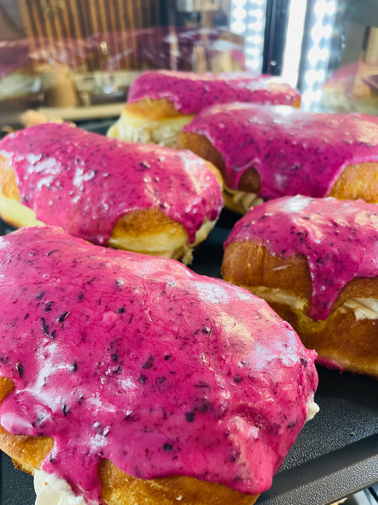 Limited Time: Blueberry Pancake Long John