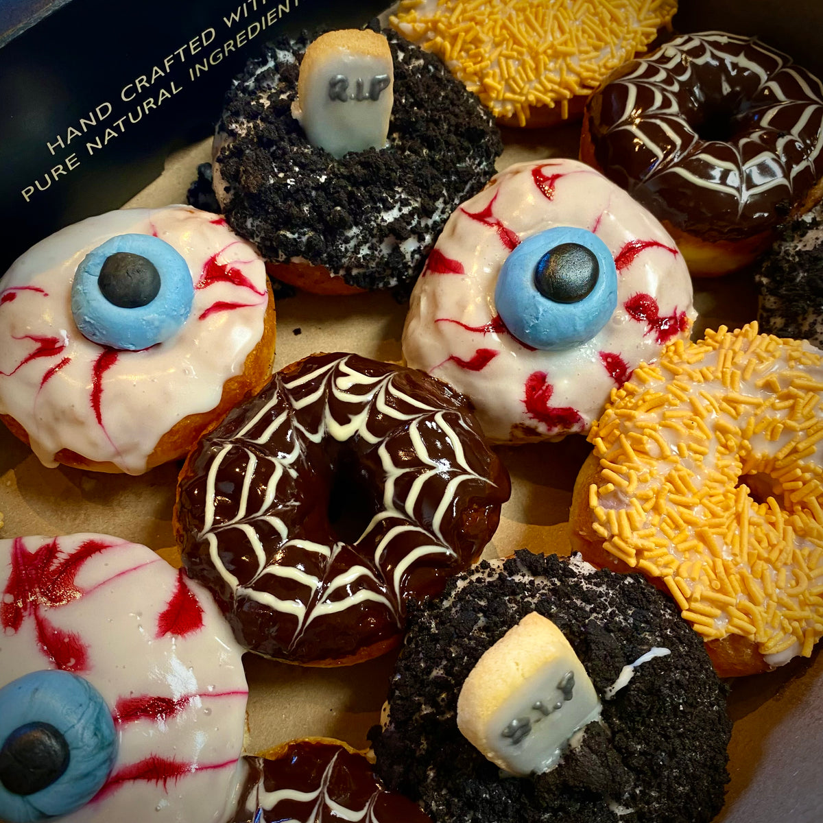 Pre-order ONLY - Mini Doughnut Halloween Sampler 12 Pack